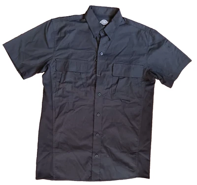 Camisa táctica manga corta, Ripstop ventilada, Dickies #LS953, negra, talla pequeña Foto 1 de 4