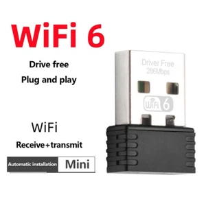USB Adapter USB Network Adapter 286Mbps Wireless Network Card Desktop Computer - Photo 1/6