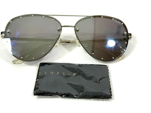 QUAY Australia x Jaclyn Hill Metal ROXANNE Studded Aviators Sunglasses w/ Case - Picture 1 of 7