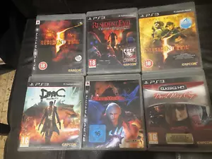 Lote de 6 discos de videojuego PS3 Playstation 3 DMC Devil Cry Resident Evil - Imagen 1 de 24