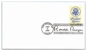 3930 Ronald Reagan 2005 Biblioteca Presidencial Digital Cancelación FDC Sin Cachet - Imagen 1 de 1