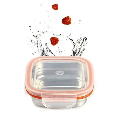 Contenedor hermético de almacenamiento de alimentos de acero inoxidable STENLOCK N.º3 240 ml Foto 1 de 4