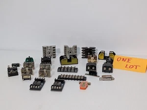 Menge 25 gemischte Sicherungsblöcke Sicherungshalter Bussman, Allen Bradley, Licon und mehr - Bild 1 von 24