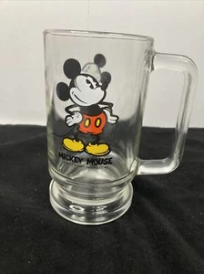 Vintage Mickey Mouse Tall Glass Walt Disney Productions Mug EUC!!! - Picture 1 of 7