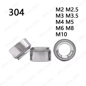 Tuercas de remache redondas de acero inoxidable 304 M2.5 M3 M3.5 M4 M5 M6 M8 M10 - Imagen 1 de 6