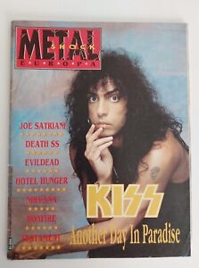 METAL SHOCK EUROPA n.61 1990 KISS Satriani Nirvana Death SS Paul Stanley