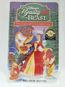 VHS TAPE , Disney's Beauty and the Beast ,The Enchanted Christmas NEW , SEALED - Picture 1 of 6