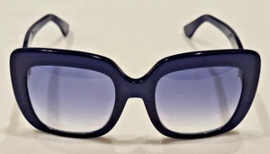 Luisa Spagnoli Designer Women's Sunglasses Blue with Case - Picture 1 of 9