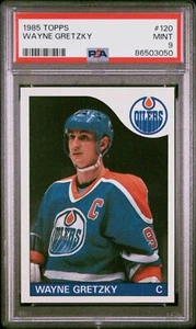 Graded 1985 Topps Wayne Gretzky #120 Hockey Card PSA 9 Mint - Picture 1 of 2