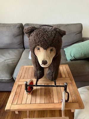 Alter Steiff Reitbär auf Rädern - Bild 1 von 4