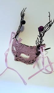 Gothic Style Handmade Costume Mask - Picture 1 of 11