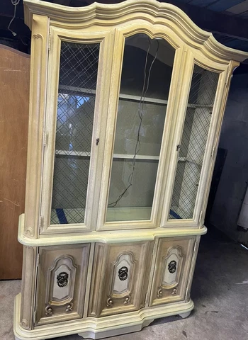 Stanley Mid Century China Cabinet Cover