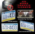 2 Covers Anti Speed Camera & Red Light Camera Photo Blocker License Plate cover