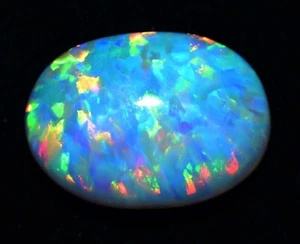 10.15 Ct Natural Ethiopian Fire Opal Certified Play of Color Untreated Gemstone - Picture 1 of 8