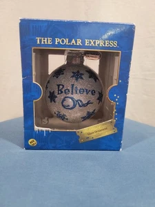 2014 NWT Original "Glass" The Polar Express Ornament - Picture 1 of 6