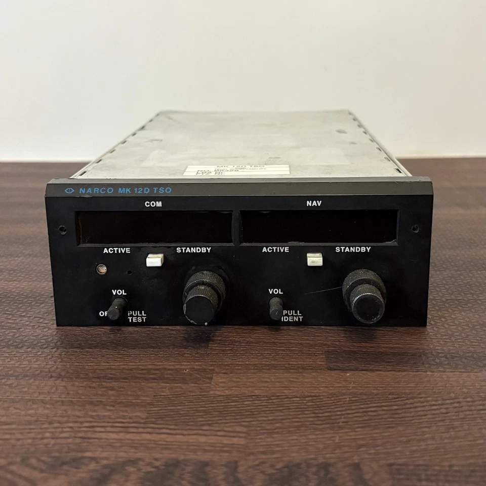 NARCO MK 12D 14 Volt With Glideslope - Not Tested - Image 1 of 4
