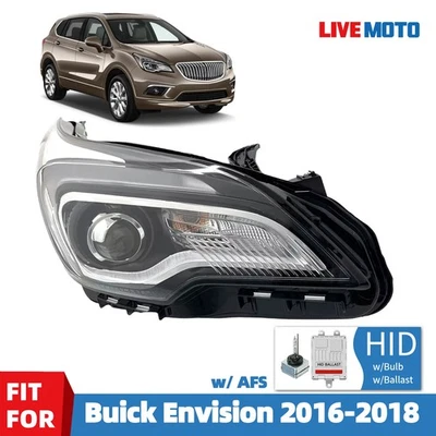 For 2016-2018 Buick Envision HID Headlight W/Bulb & Ballast W/AFS Right Side Foto 1 de 4