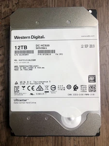 FOR PARTS ONLY: WD Ultrastar DC HC520 12tb SATA 6gb/s 3.5" 256 MB Cache - Afbeelding 1 van 6