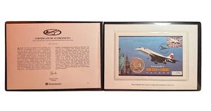 Cubierta de moneda de plata de £5 2006 Concordes New York Record #A58 - Imagen 1 de 2