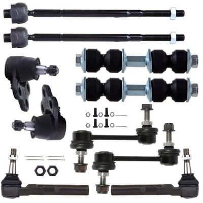 Barra estabilizadora de dirección de rótulas inferiores con extremo de varilla de amarre delantera para Buick Rendezvous 02-07 Foto 1 de 4