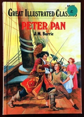 PETER PAN by J.M. Barrie Great Illustrated Classics 1995 Baronet Books White HC - Image 1 of 3