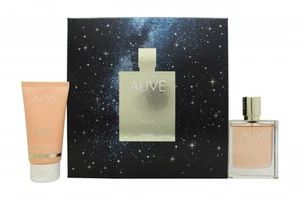 HUGO BOSS ALIVE GIFT SET 50ML EDP + 75ML BODY LOTION - WOMEN'S FOR HER. NEW - Picture 1 of 1