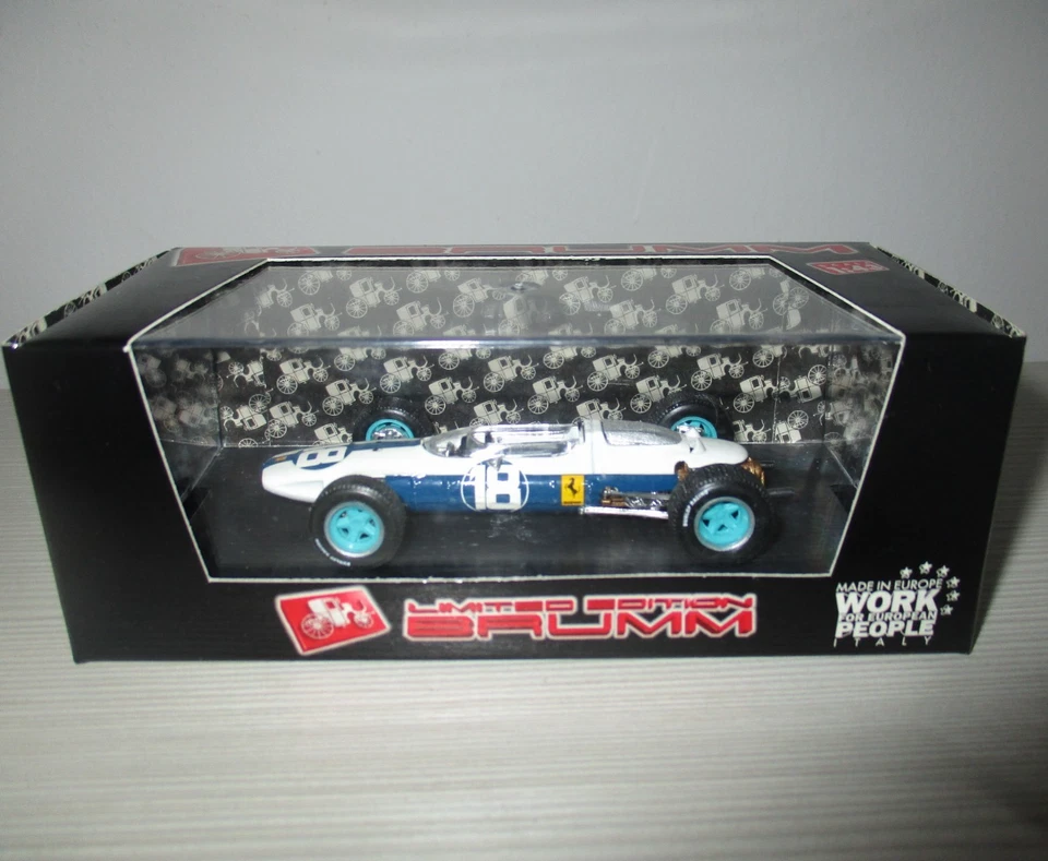 FERRARI 156 GP MESSICO 1964 PEDRO RODRIGUEZ EDIZ.LIMITATA R291C BRUMM 1/43 - Immagine 1 di 1