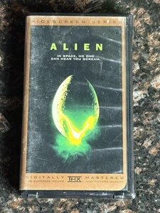 Alien Widescreen VHS THX  Remastered - Fox - 1997 - Clamshell Hard Case Tested+ - Picture 1 of 4