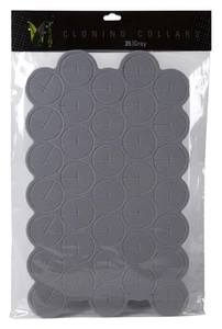 EZ-Clone Colored Cloning Collars, Gray (35/Bag) - Picture 1 of 1