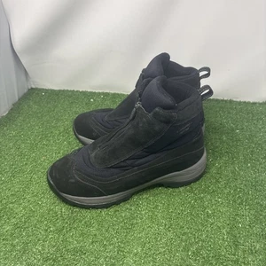 Cabelas Dry Plus (9 1/2D) 84-1107 Leather Boots Size Slip Resistant Black - Picture 1 of 9