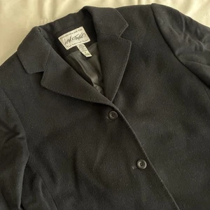Vintage Lord & Taylor Wolle & Kaschmir 14P Schwarz Blazer/Jacke Taschen - Bild 1 von 14