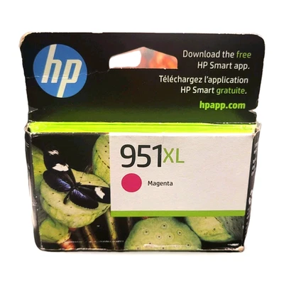 Genuine HP 951XL MAGENTA Ink Cartridge (CN047AN) Expires Jan 2026 Factory Sealed - Image 1 of 3