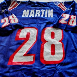 Vtg NEW ENGLAND PATRIOTS Jersey CURTIS MARTIN Size 2XL 3XL 4XL REEBOK 28 Jets RB - Picture 1 of 23