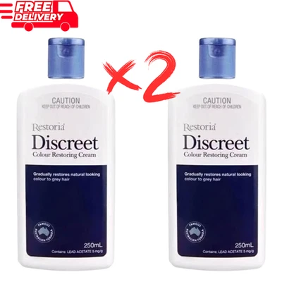 Restoria Discreet Unisex Crema Restauradora de Color Natural 250ml Pack de 2 Envío Gratis Foto 1 de 4