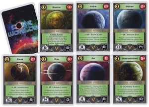 Core Worlds Cards Game / Galactic Orders & Dice Tower Kickstarter / Promos Packs - Picture 1 of 2