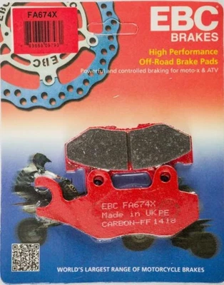 EBC Frenos Moto FA674X Carbono X Pastillas - Bicicletas Enduro/MX Foto 1 de 4