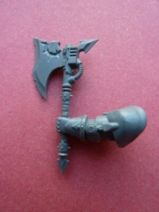 NUEVO Chaos Marines Terminator HACHA DE PODER Y BRAZO - Brocas - 40K  - Imagen 1 de 1