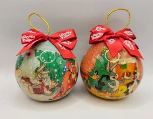 Juego de 2 adornos vintage Matrix 1995 Looney Tunes - Imagen 1 de 4