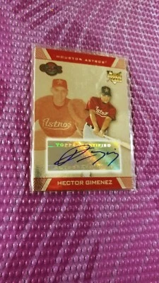 2007 Topps Co-signers Hector Gimenez /175 Rookie Auto RC #106 (2180) - Image 1 of 3