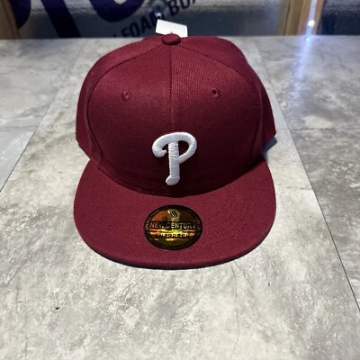 NWT Philadelphia Phillies New Century Burgundy Hat/ White P. Cap - Image 1 of 4