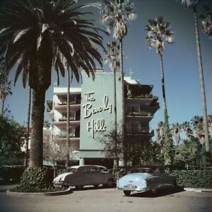 Beverly Hills Hotel original Slim Aarons C print Archive stamped 30x30” inches