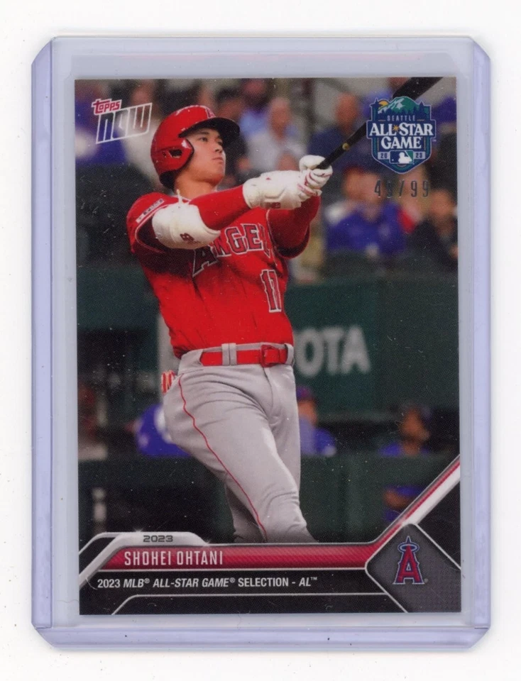 2023 Topps Now All-Star Game Shohei Ohtani #ASG-SO SP SSP Black /99 - Image 1 of 1