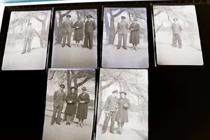 sechs alte Negative Mutter, Vater und Sohn in Uniform Kriegsmarine  - Picture 1 of 5