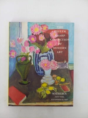 Sotheby's Catalog Evelyn Sharp Collection of Modern Art 1997 No  Slipcase HB - Image 1 of 4