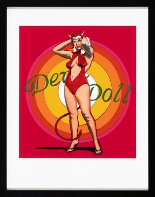 Mel Ramos "Muñeca Diablo" 1997 | Litografía Firmada a Mano | 30 x 24" Enmarcada | GallArt Foto 1 de 4