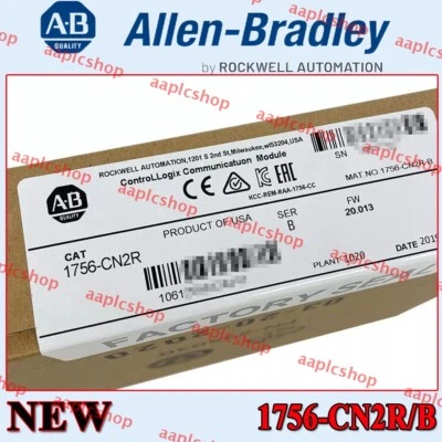 New NEW PLC AB 1756-CN2R SER B ControlLogix Communication Module 1756CN2R - Image 1 of 4