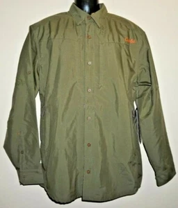 NWT CABELA’S XPG UPF Men’s Hunting/Fishing Shirt Size M Polyester Foliage Green - Picture 1 of 7