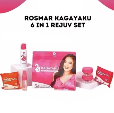 Rosmar Skin Essentials 24hours Kagayaku Rejuvenating Kit 6 in 1 NEW SET - Image 1 of 2