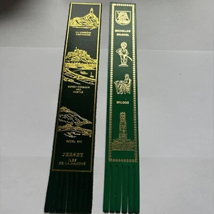 Two Bookmarks. Jersey And Brussel.  - Imagen 1 de 2