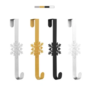 Wreath Hangers Front Door Hook Hanger Wreath Holder Over Door Metal Decoration - Picture 1 of 14